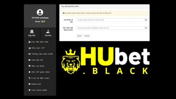 Giới thiệu về Quy Trình Rút Tiền Hubet