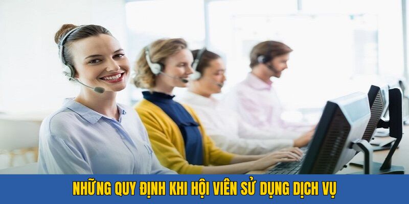 Điều khoản điều kiện trong quá trình sử dụng dịch vụ